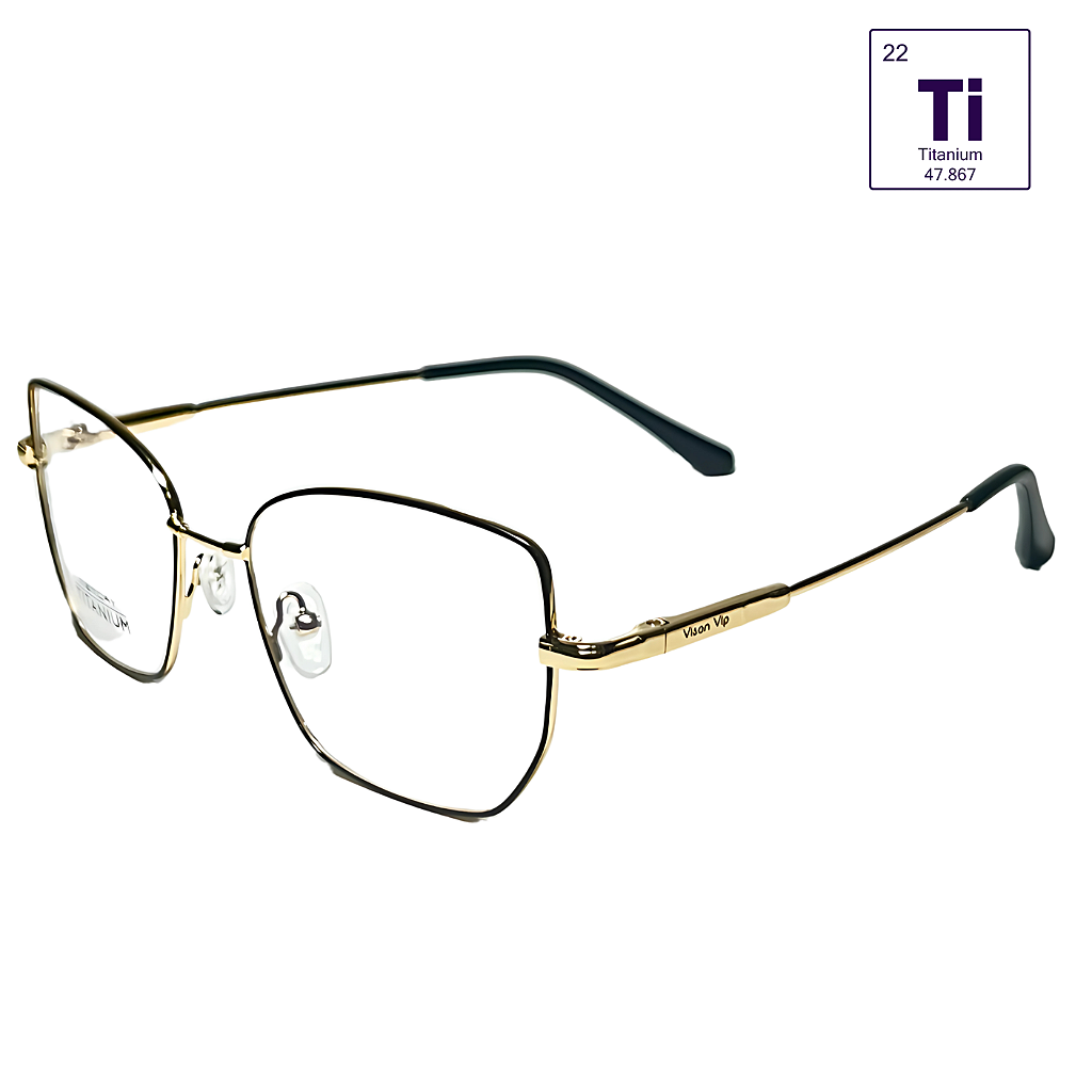 Armação de Grau Vison Eyewear Atenas em Titânio: Minimalismo e Sofisticação para o Seu Estilo!
