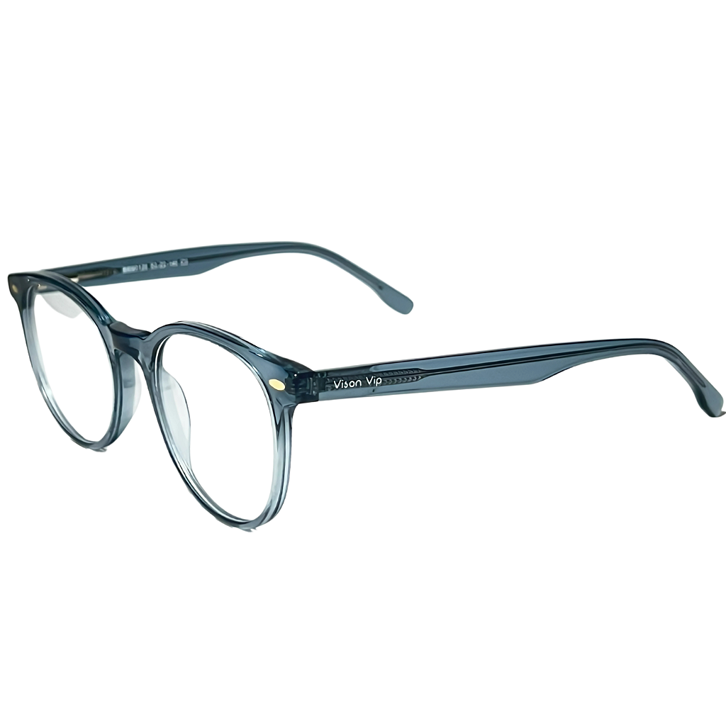 Armação de Grau Vison Eyewear Londres Azul Translúcido: Clássico, Atemporal e Versátil!