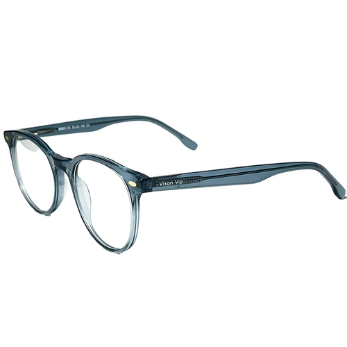 Armação de Grau Vison Eyewear Londres Azul Translúcido: Clássico, Atemporal e Versátil!