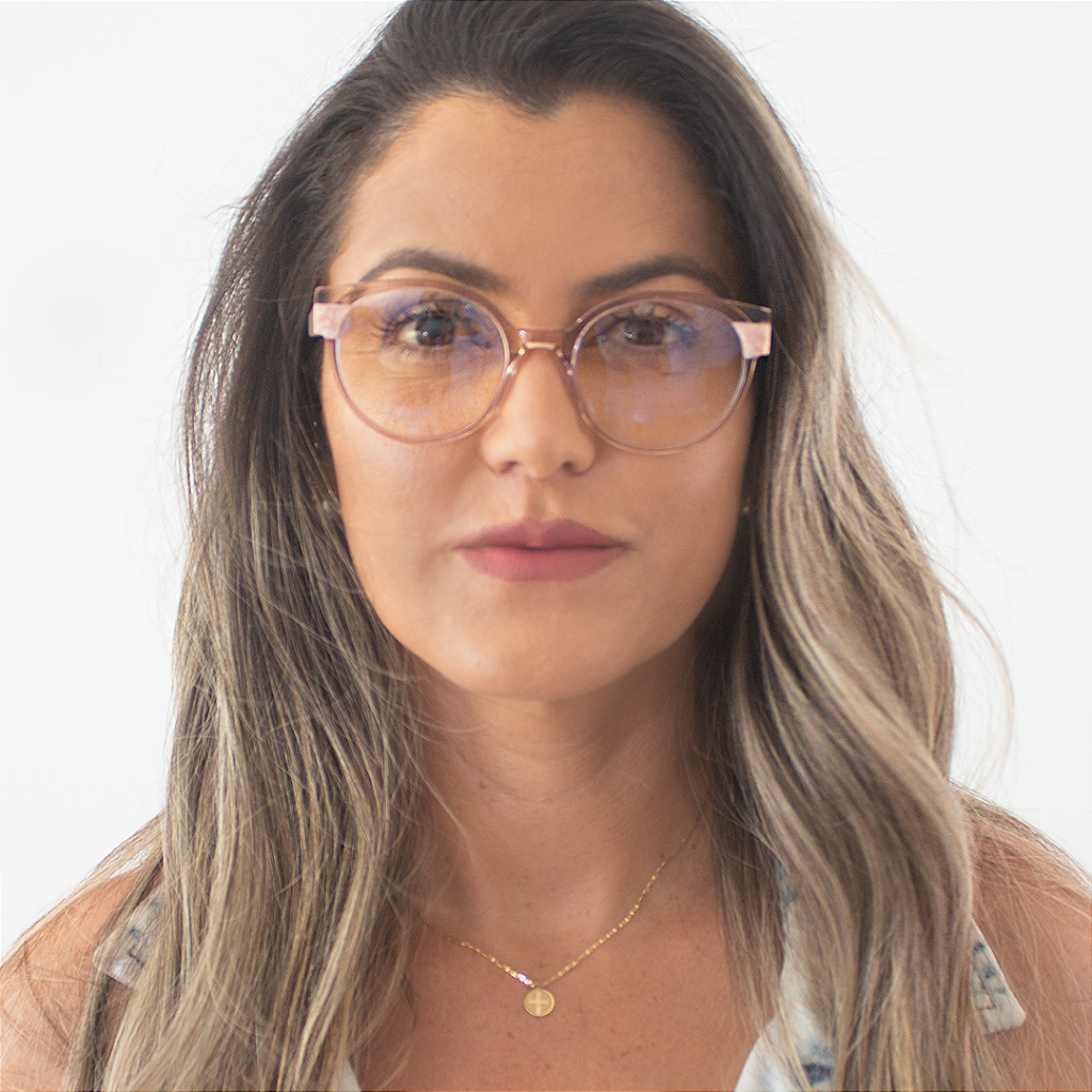Armação de Grau Vison Eyewear Paris Rosa Translúcido: Qualidade, Conforto e Beleza!