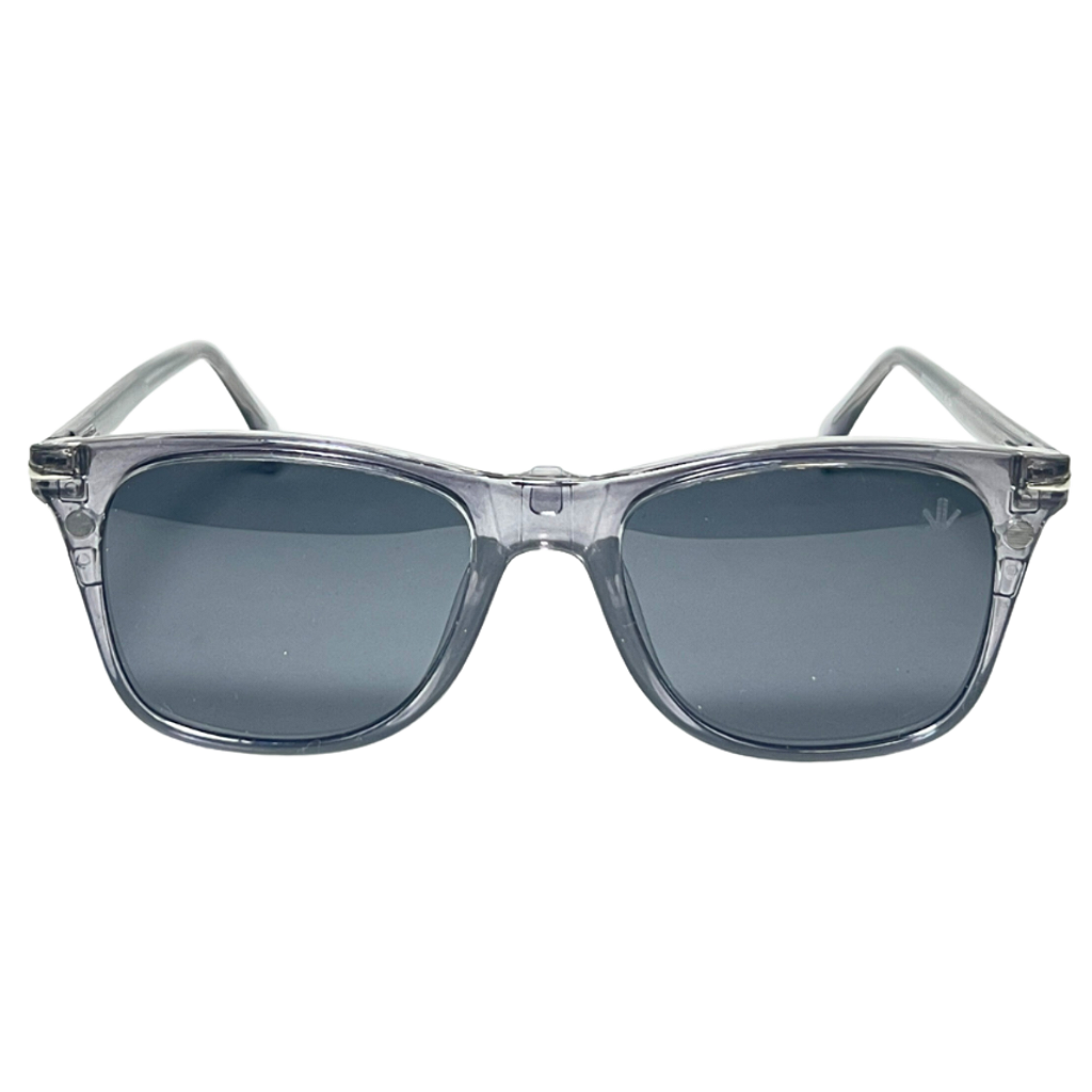Óculos 2 em 1 Clip-On Vison Eyewear Munique Translúcido: Conforto, Comodidade e Versatilidade!