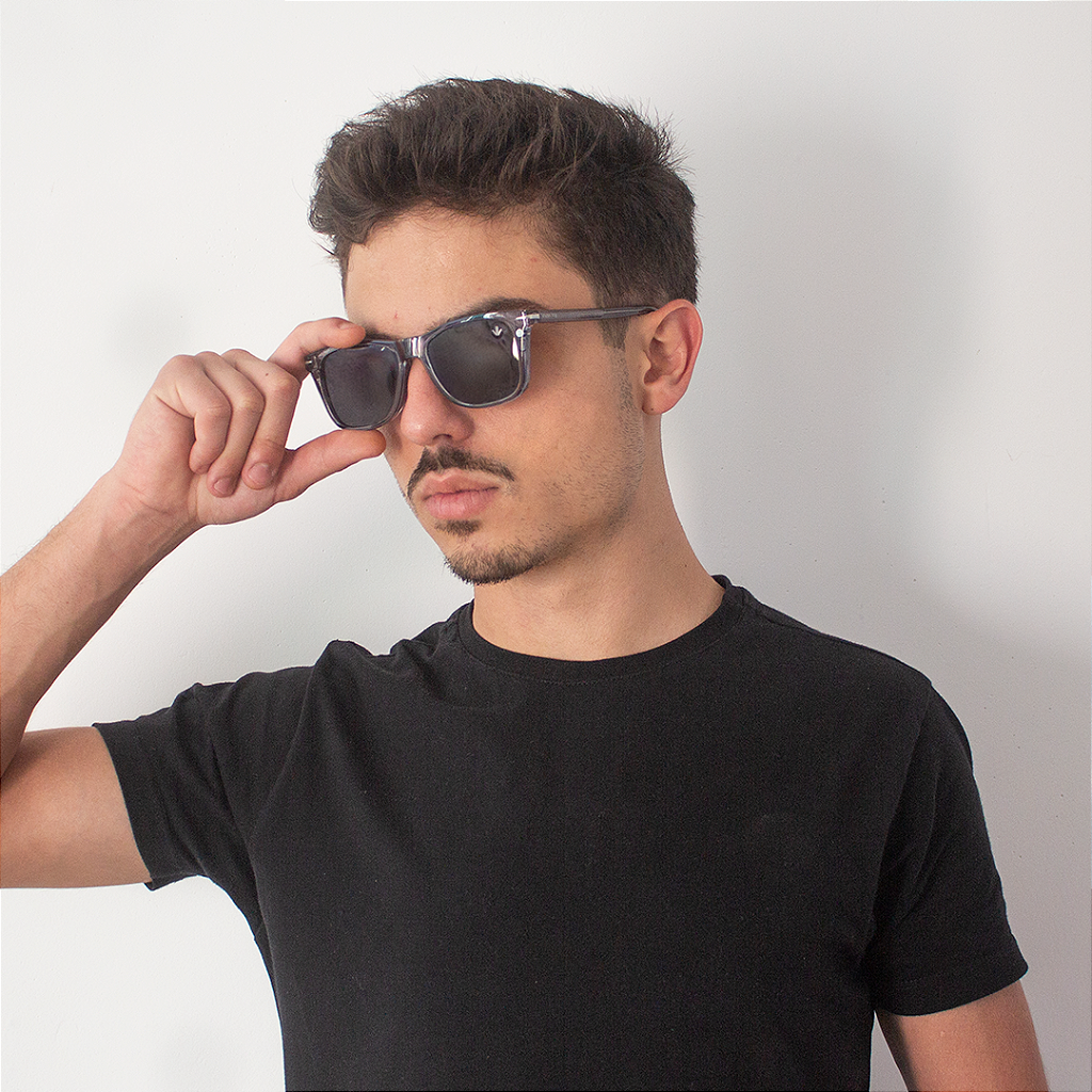 Óculos 2 em 1 Clip-On Vison Eyewear Munique Translúcido: Conforto, Comodidade e Versatilidade!