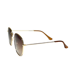 Óculos de Sol Vison Eyewear Gênova Dourado – Aviador Hexagonal: Um Clássico com Toque Moderno!