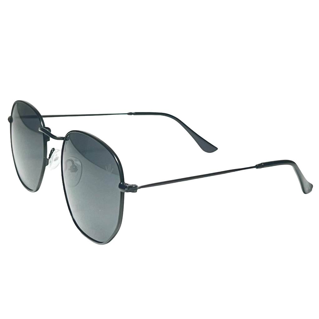 Óculos de Sol Vison Eyewear Gênova Preto – Aviador Hexagonal: Um Clássico com Toque Moderno!