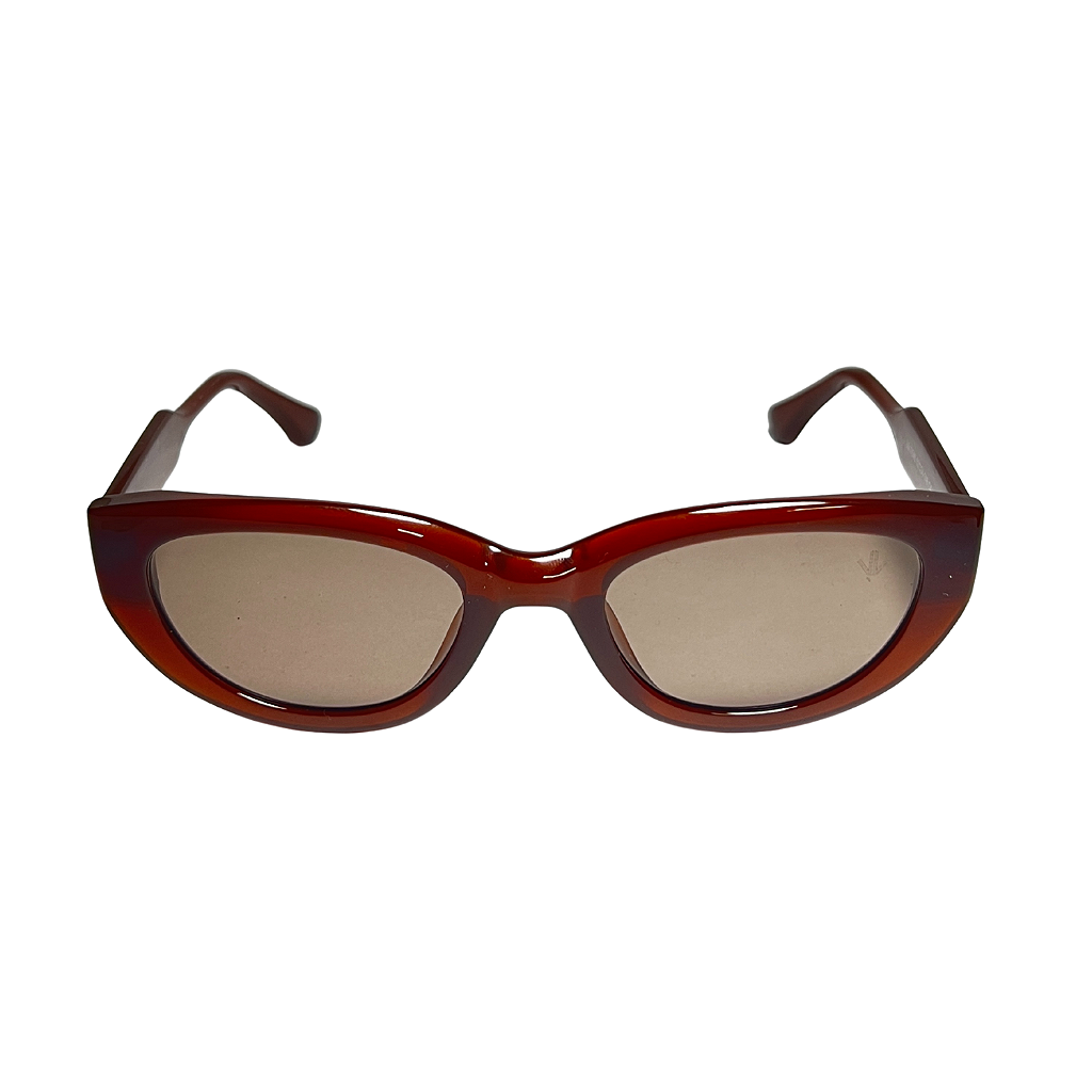 Óculos de Sol Vison Eyewear Roma Marrom: Moderno, Atemporal e Estiloso!