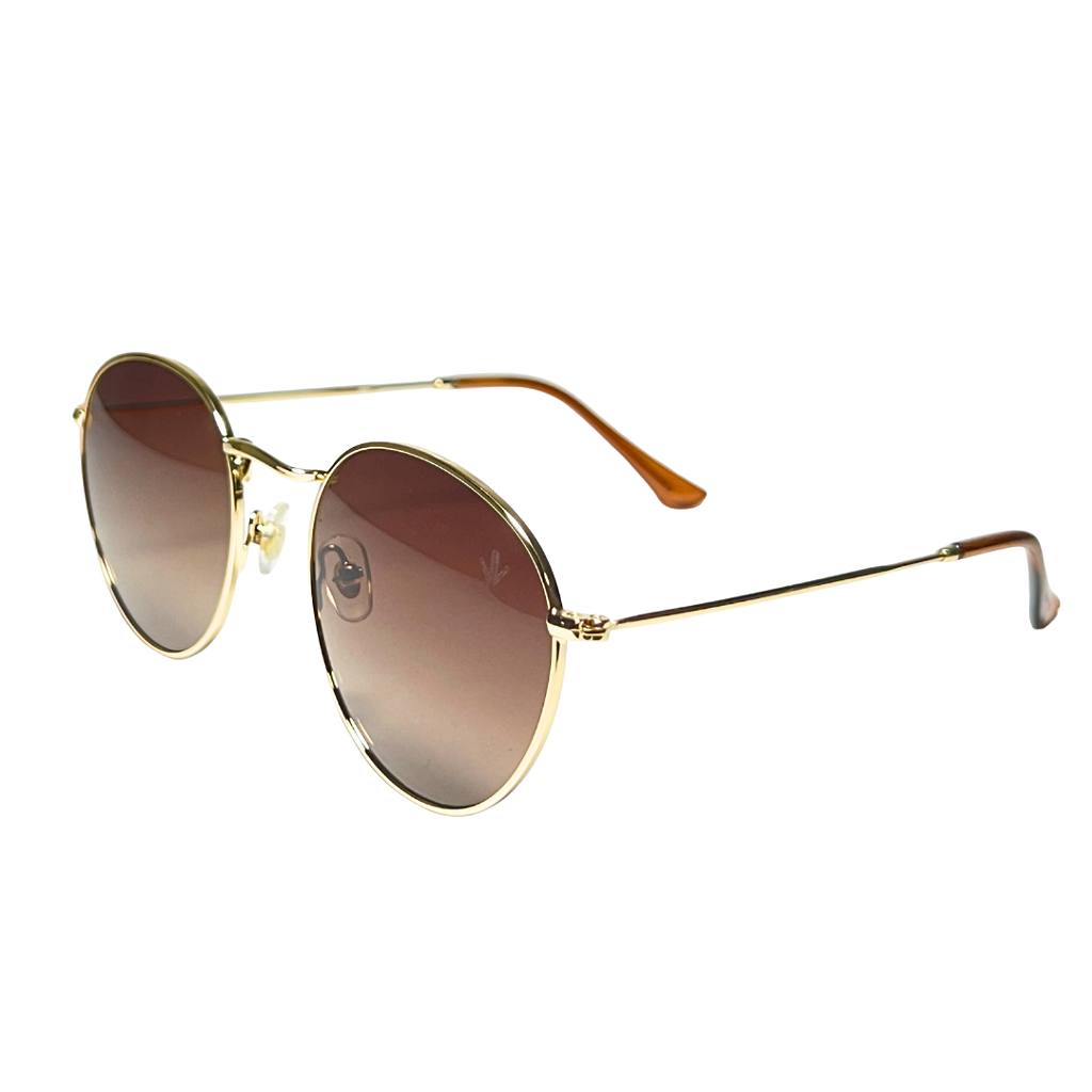 Óculos de Sol Vison Eyewear Verona Dourado: Moderno, Estiloso e Autêntico!