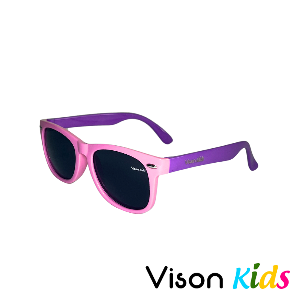 Óculos Infantil Vison Kids Flexível Rosa