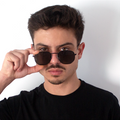 Óculos de Sol Vison Eyewear Gênova Preto – Aviador Hexagonal: Um Clássico com Toque Moderno!