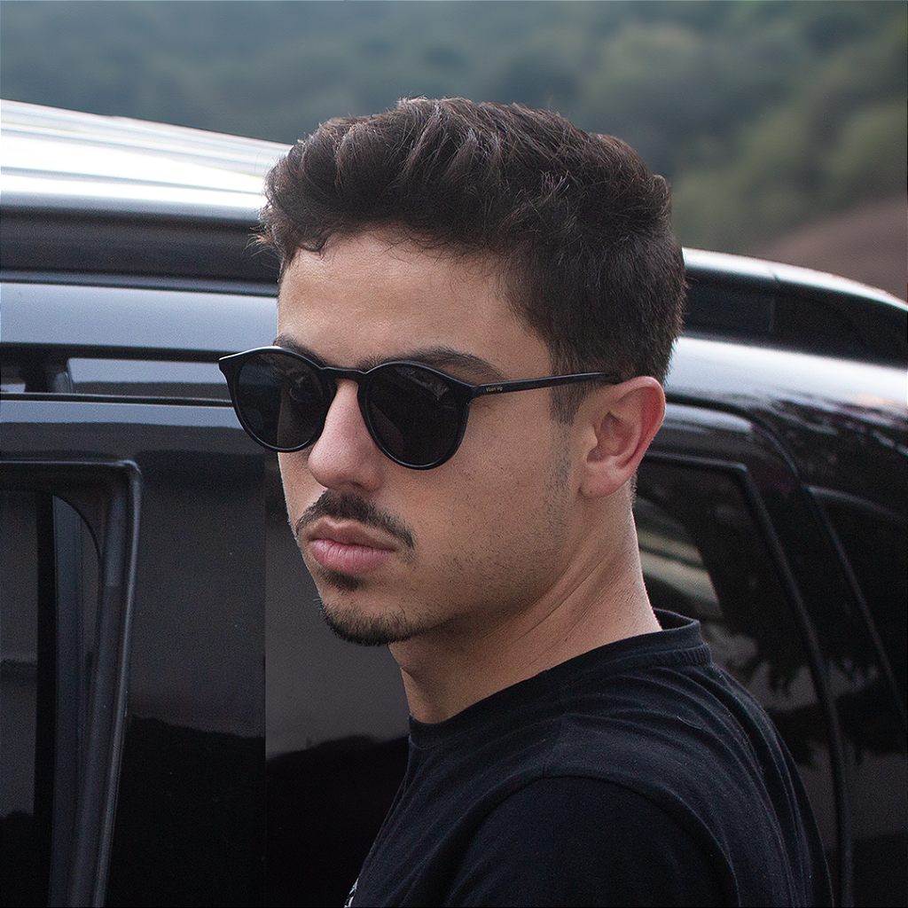 Óculos de Sol Vison Eyewear Lisboa Preto: Moderno, Autêntico e Versátil!