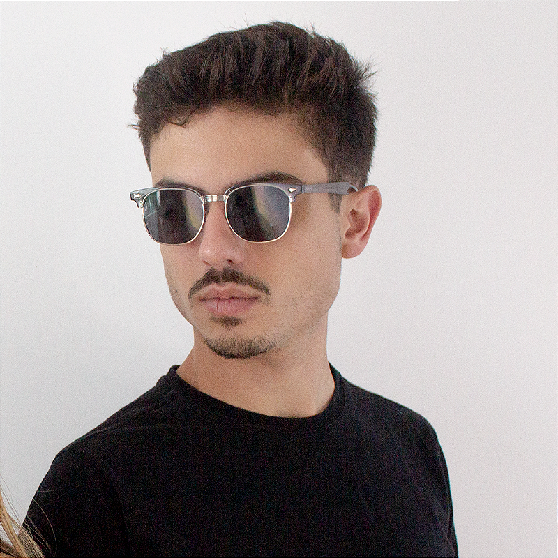 Óculos de Sol Vison Eyewear Madrid Grafite: Design Sofisticado e Estiloso!