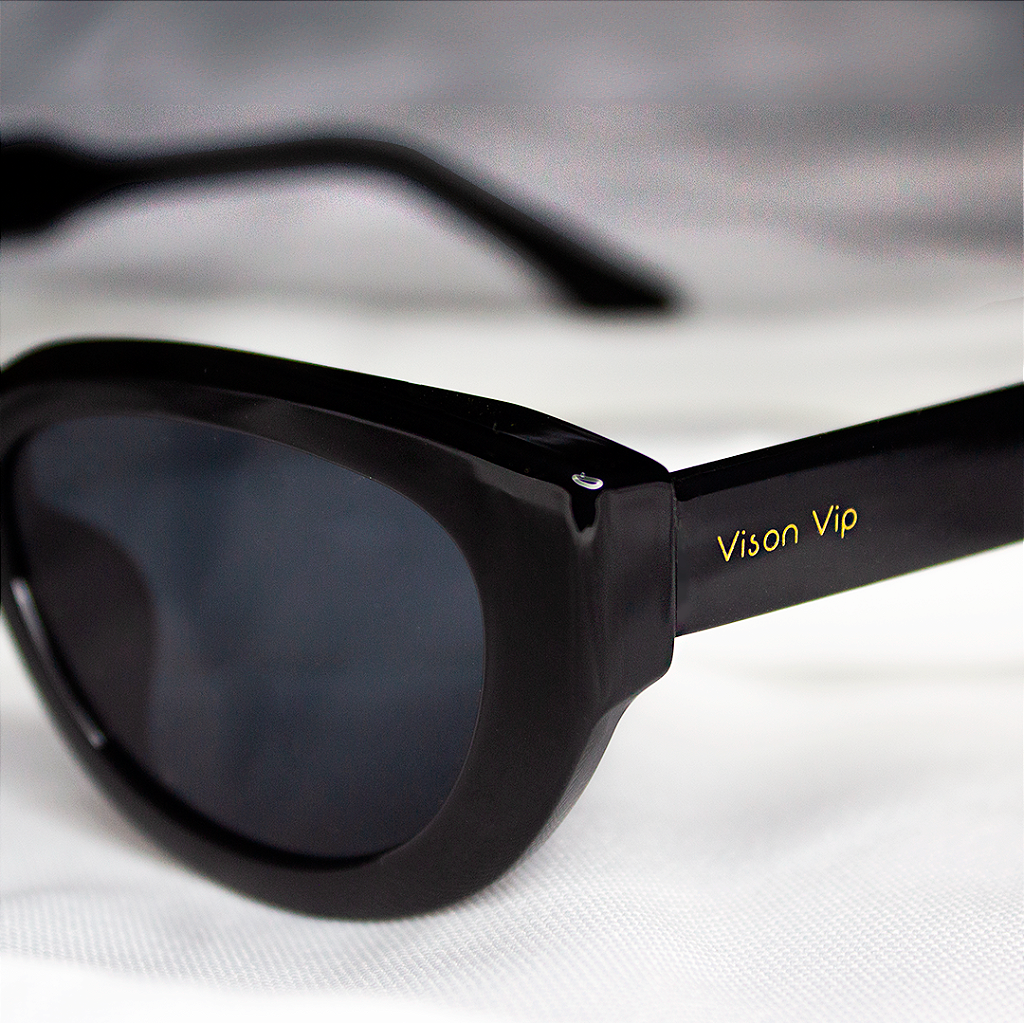 Óculos de Sol Vison Eyewear Roma Preto: Moderno, Atemporal e Estiloso!