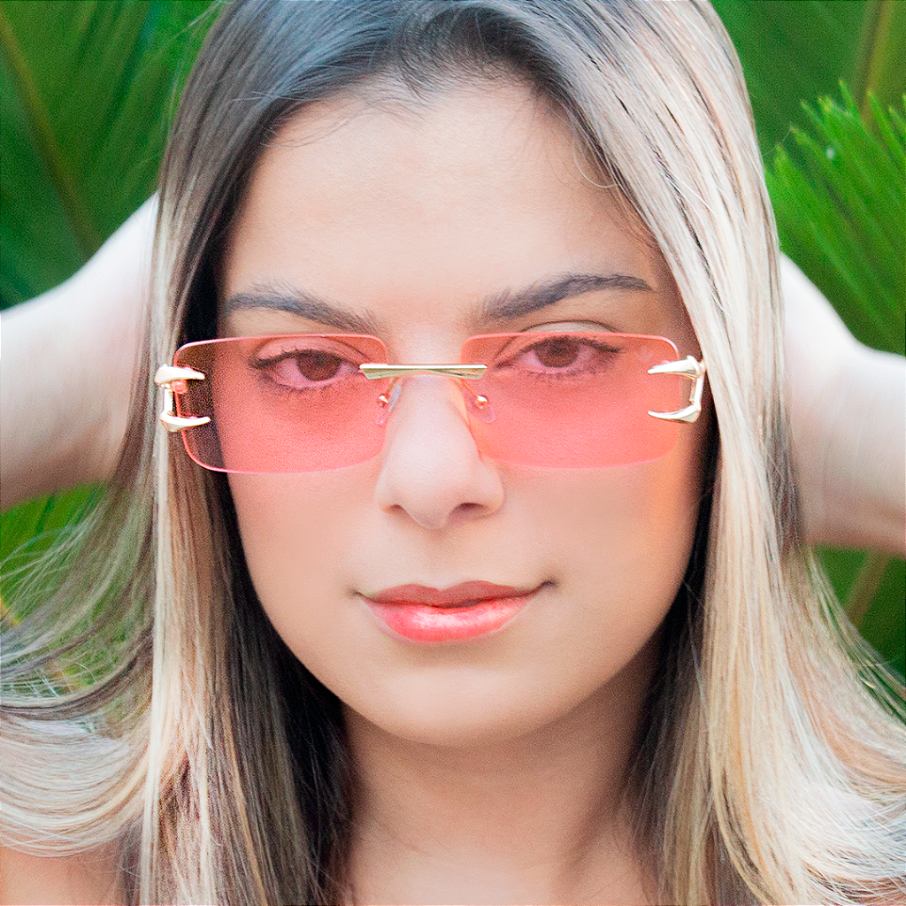 Óculos de Sol Vison Eyewear Veneza Rosa: Estilo Autoral e Exclusivo!