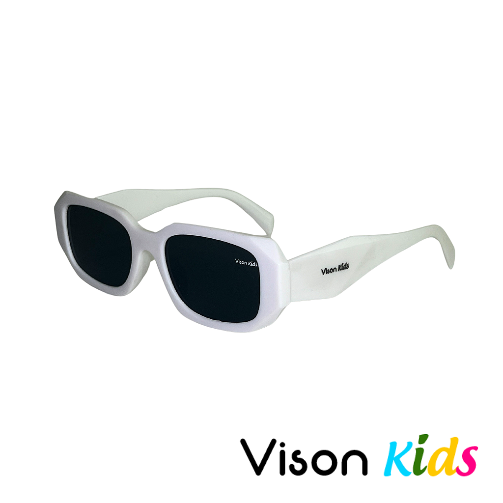 Óculos Infantil Vison Kids Retrô Branco