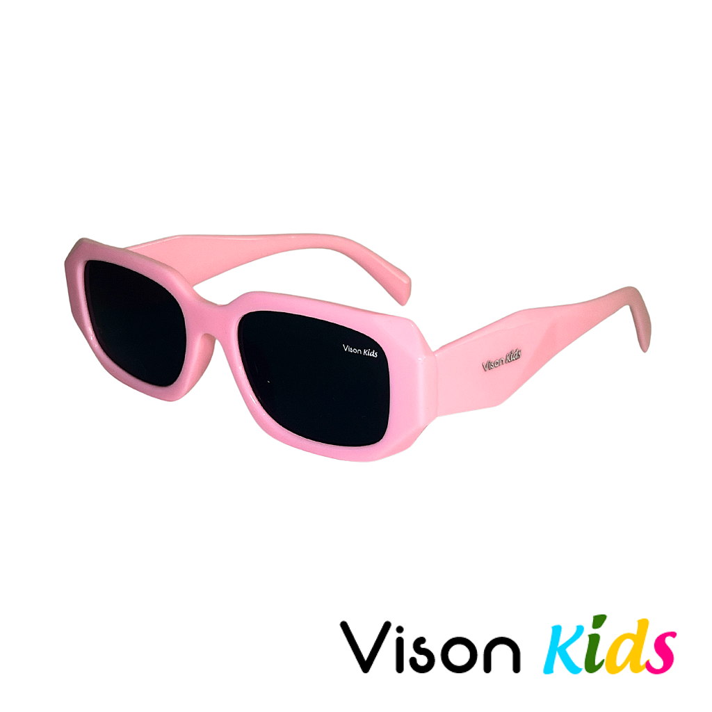 Óculos Infantil Vison Kids Retrô Rosa